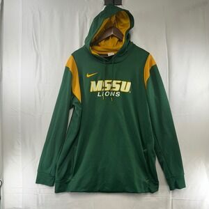Nike Missouri Sourthern State MSSU Lions Hoodie Mens XL Green Therma-FIT DJ5130